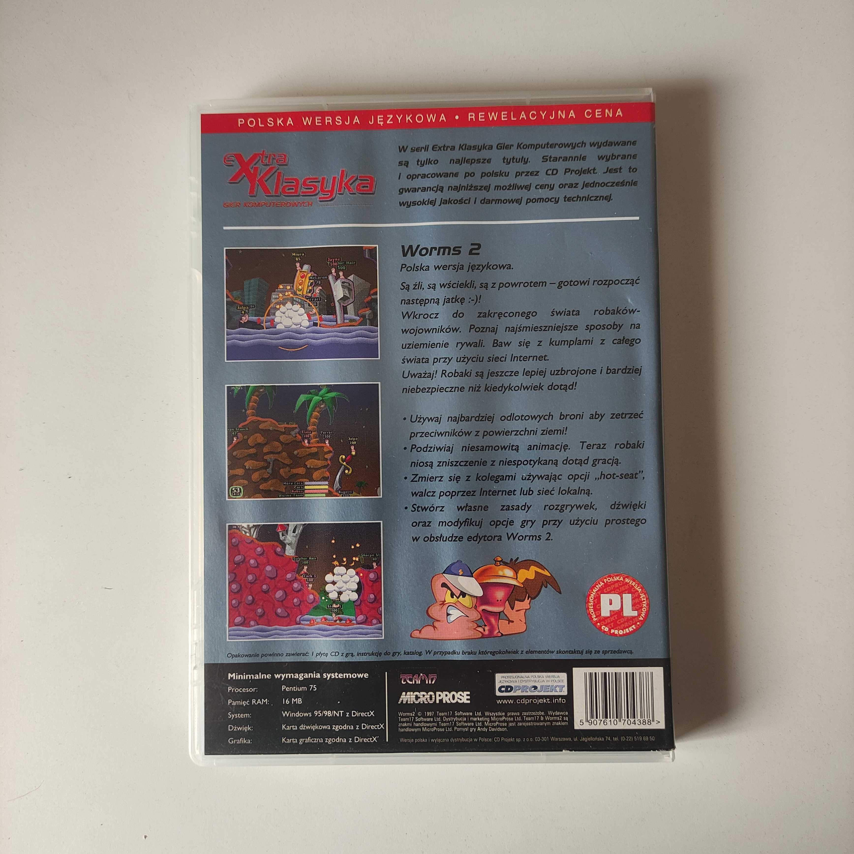 Worms 2 - Extra Klasyka - PL wersja - Gra PC