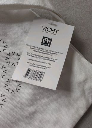 Денім! Міцний брендований еко шопер екосумка Vichy геометричний принт