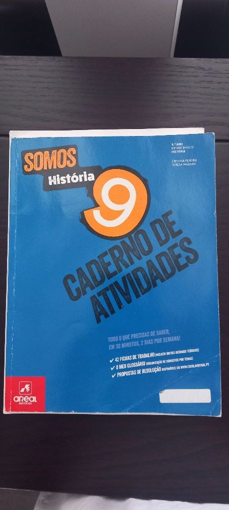 Caderno de atividades de história da Areal
