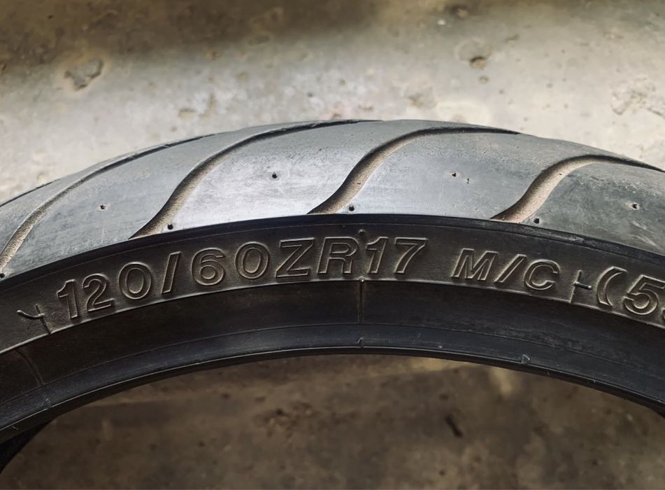 Мото шини гума резина покришки скати R17/120-70 !