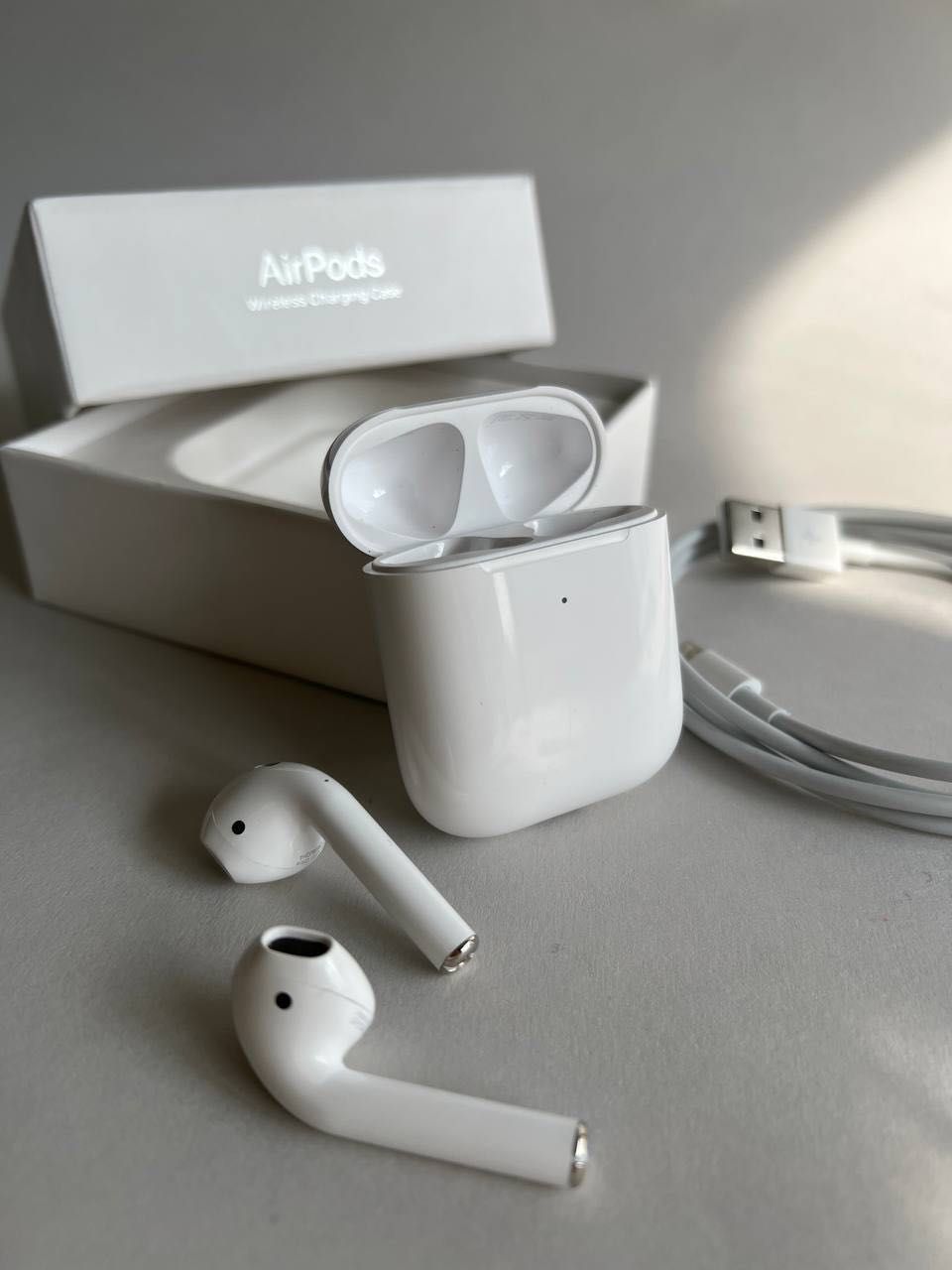 Бездротові навушники Apple AirPods 2 Premium Series White