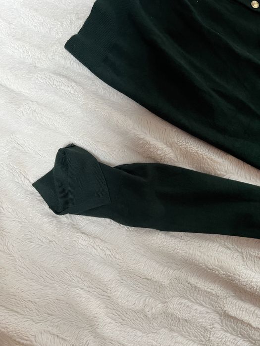 Sweter butelkowa zieleń rozpinany Zara rozmM