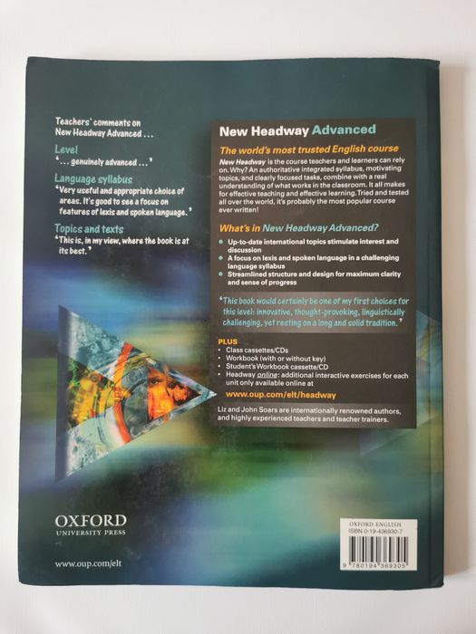 New Headway Advanced Student's Book Oxford