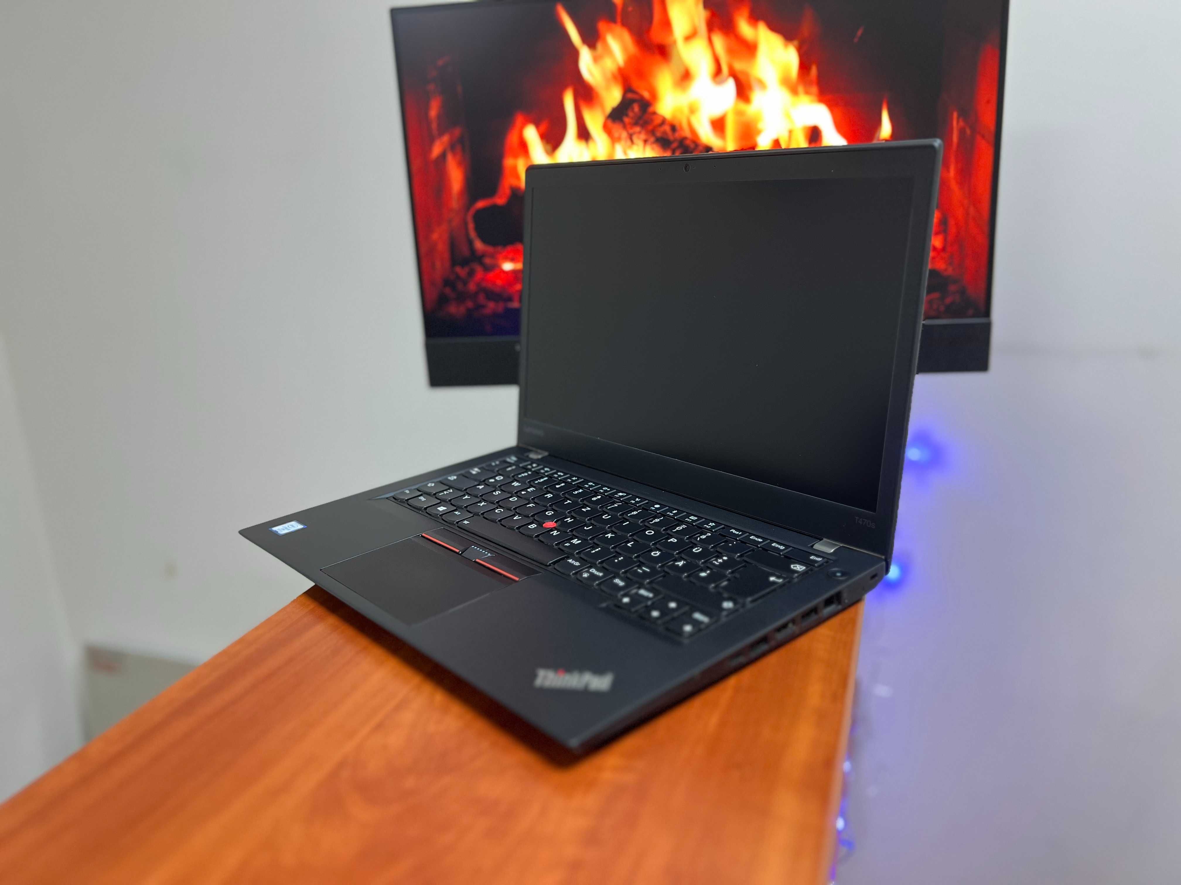 Ноутбук Lenovo ThinkPad T470s·i7-7500U·16GB+SSD512M2·14"IPS+Гарантія