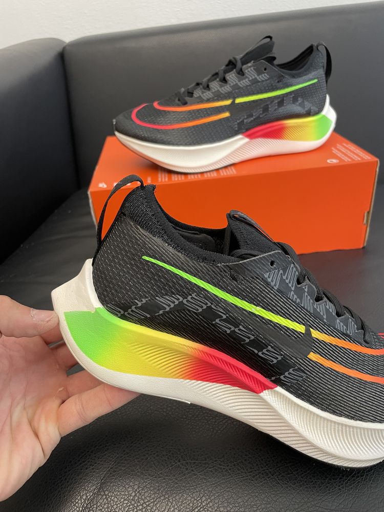 ОРИГИНАЛ | Кроссовки Nike Zoom Fly 4 ‘Black Green Orange’ DQ4993-010