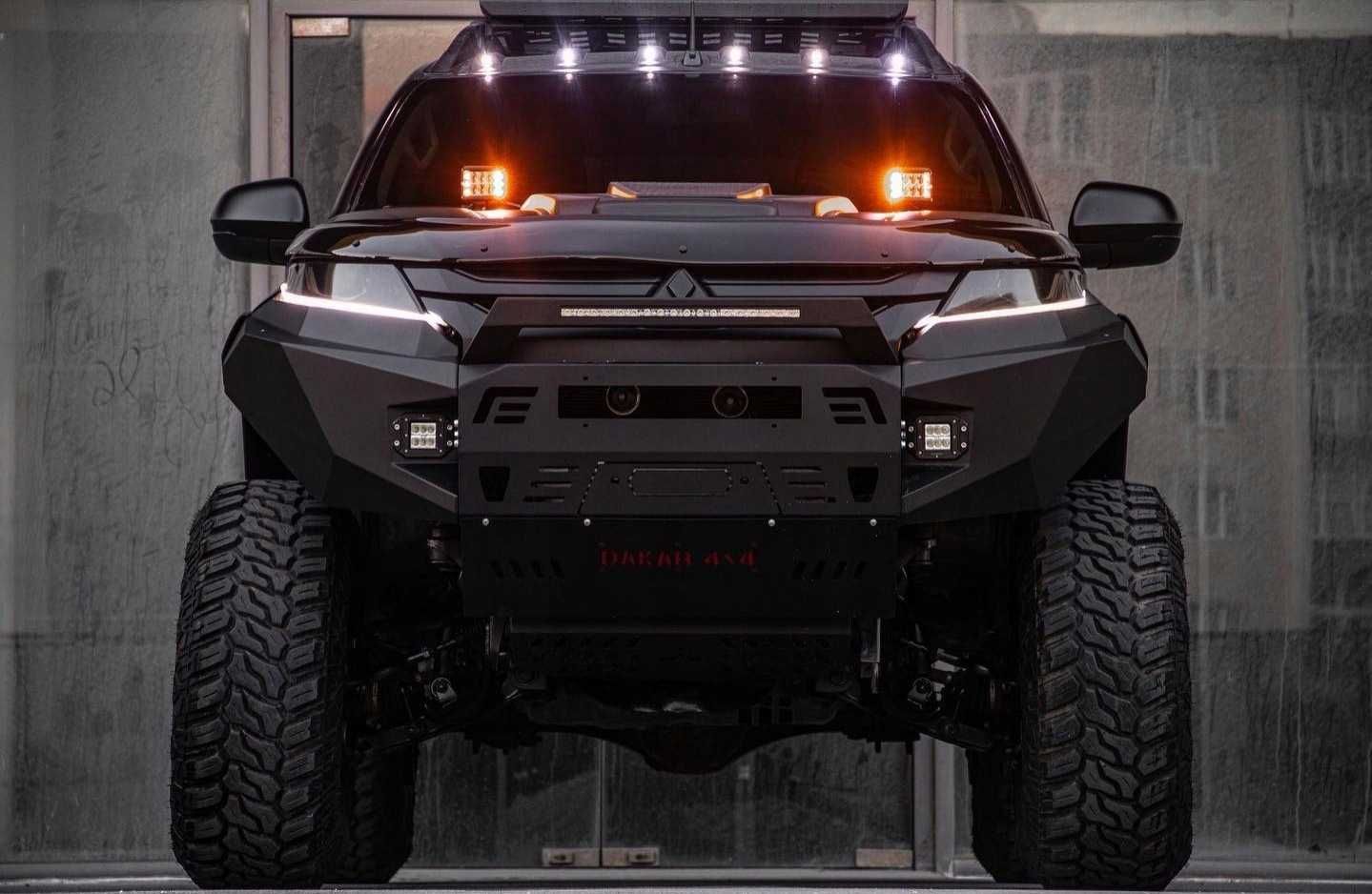 Бампер для Mitsubishi L200 2006-2023 силовой бампер посилений задній