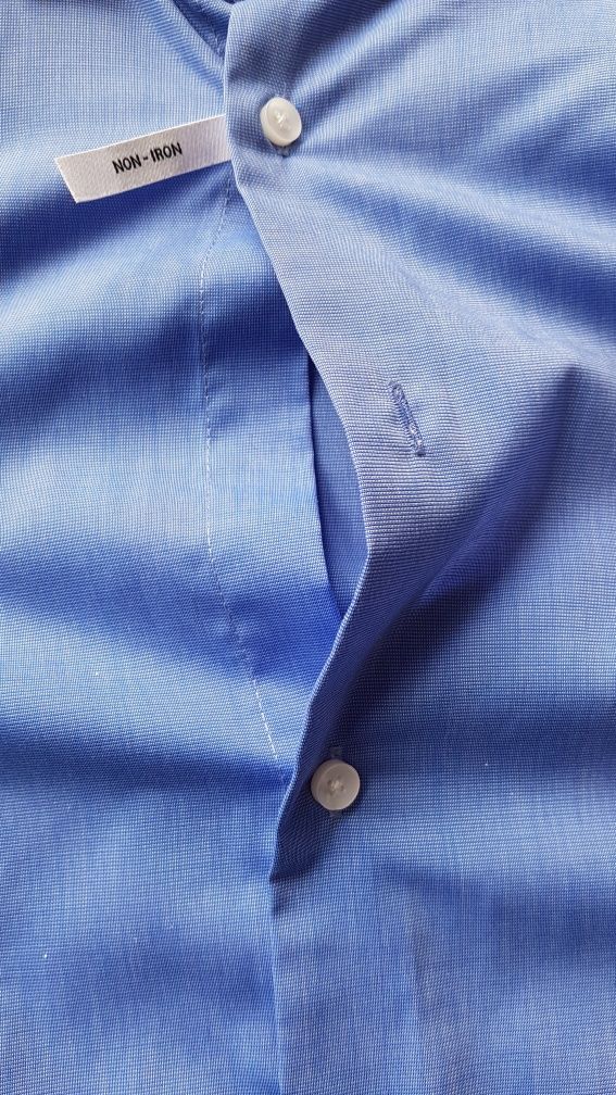 Koszula męska Seidensticker slim fit elegancka garniturowa 100% bawełn