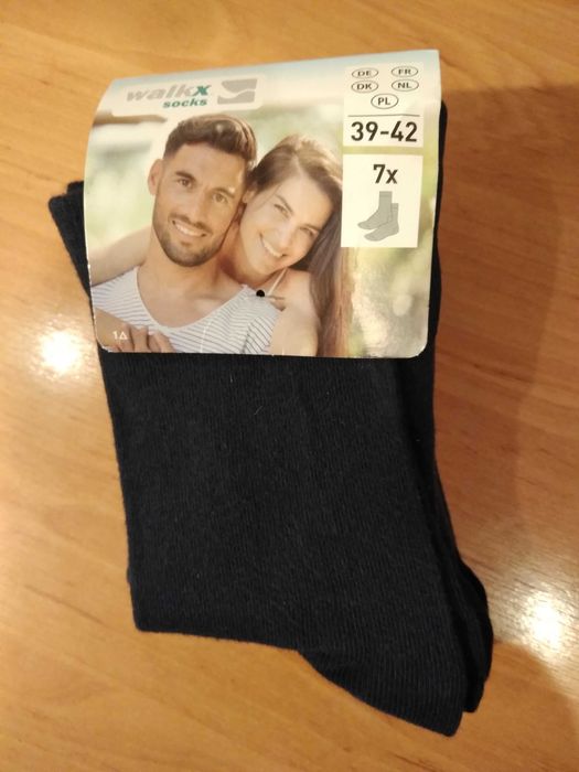 NOWE 7-pak Skarpety męskie/ damskie granatowe 39-42 możliwe NEGOCJACJE