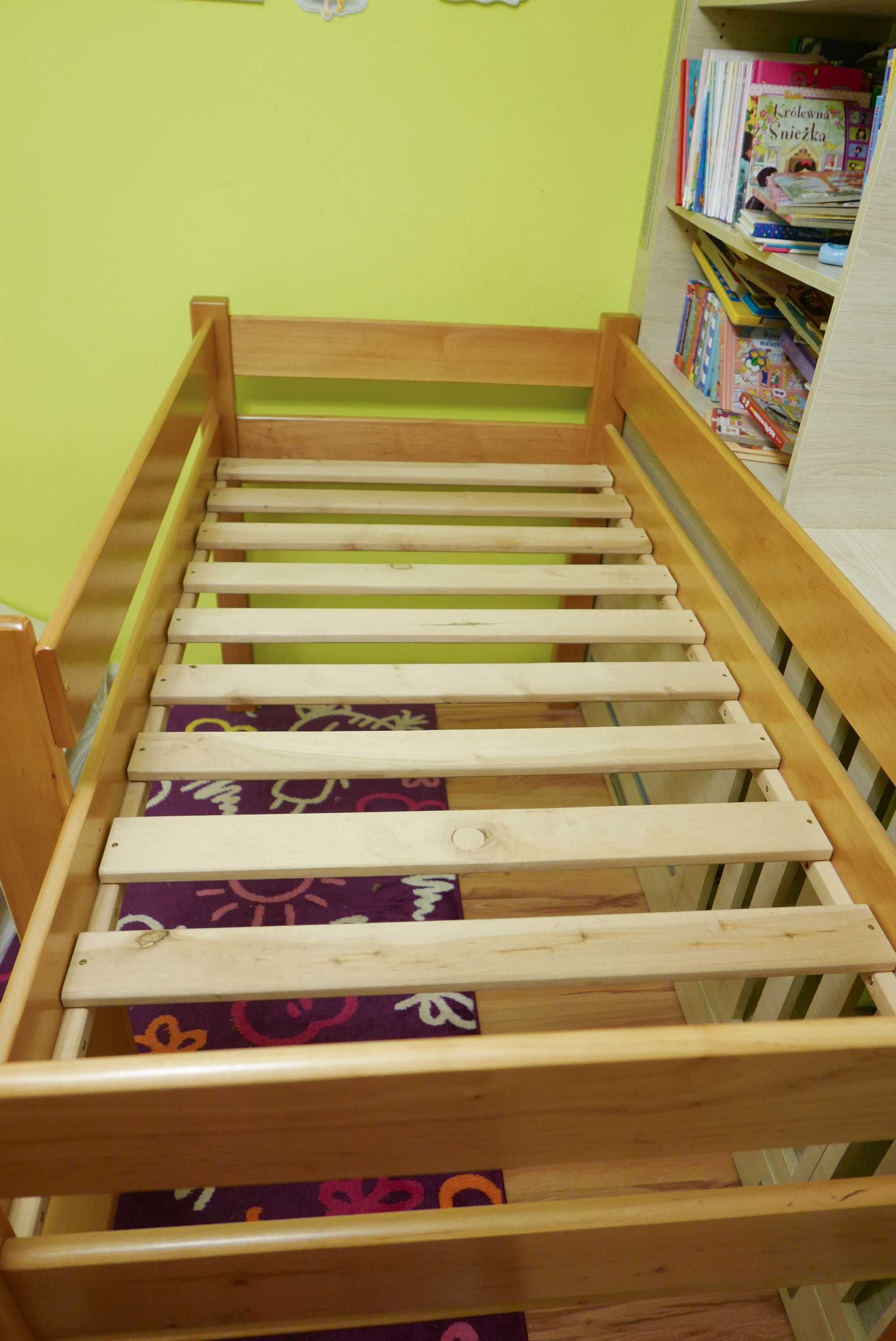 Łóżko dla dzieci z drabiną 160/80 drewno 100%