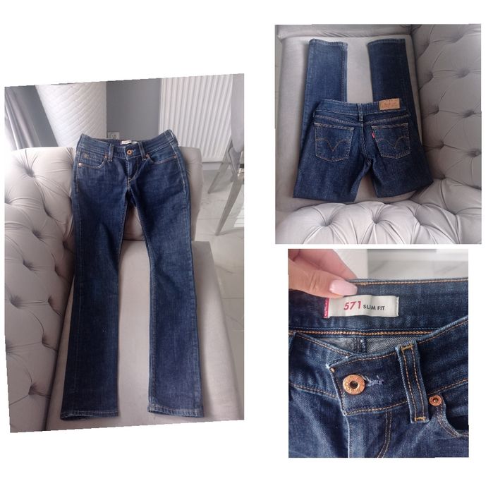 Jeansy Levi's slim xs