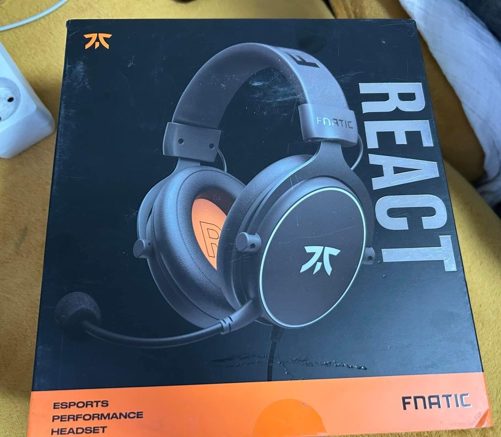 Sluchawki z mikrofonem komputerowe fnatic REACT