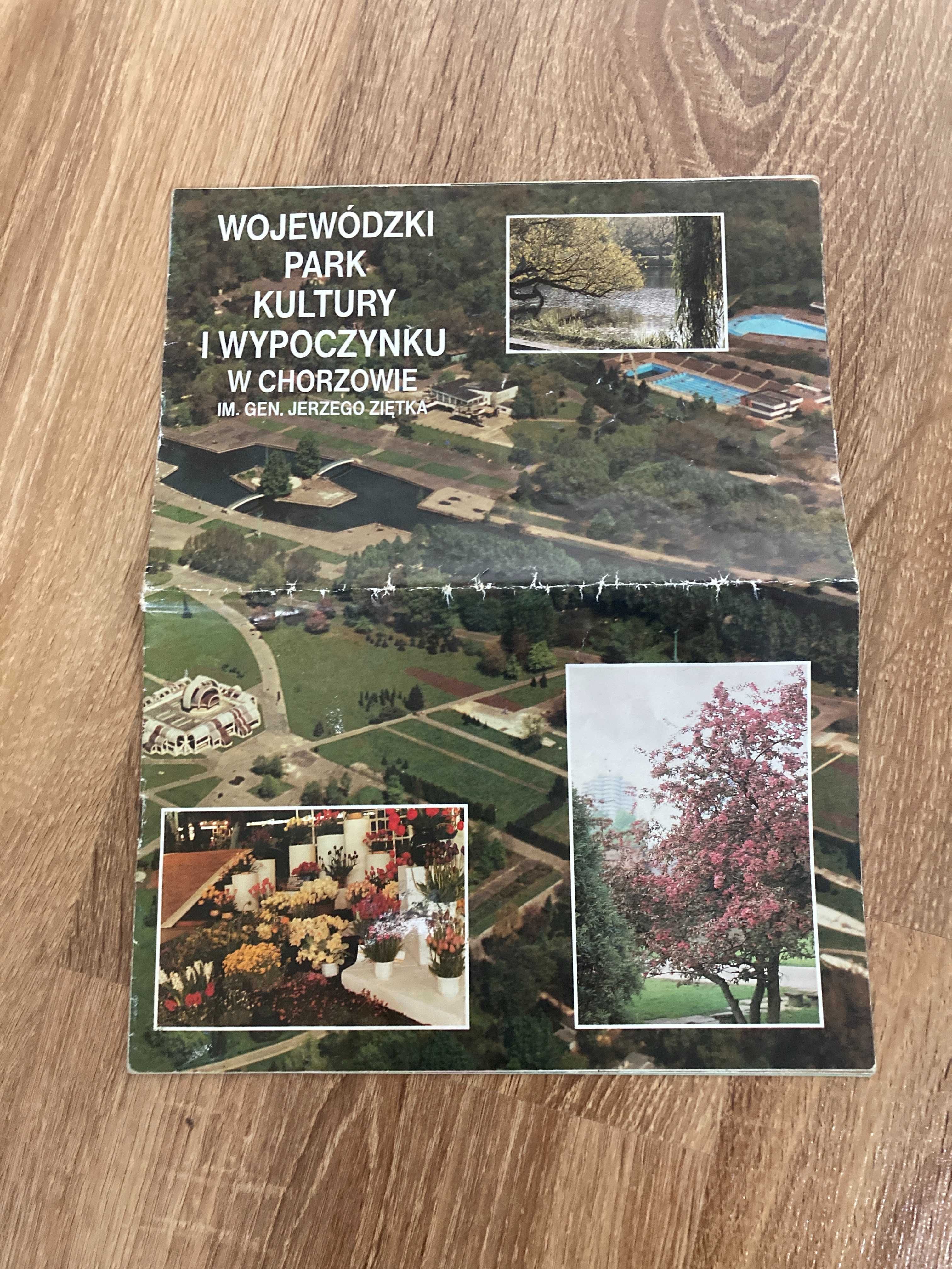 Wojewódzki park kultury i wypoczynku Ulotka z lat 90