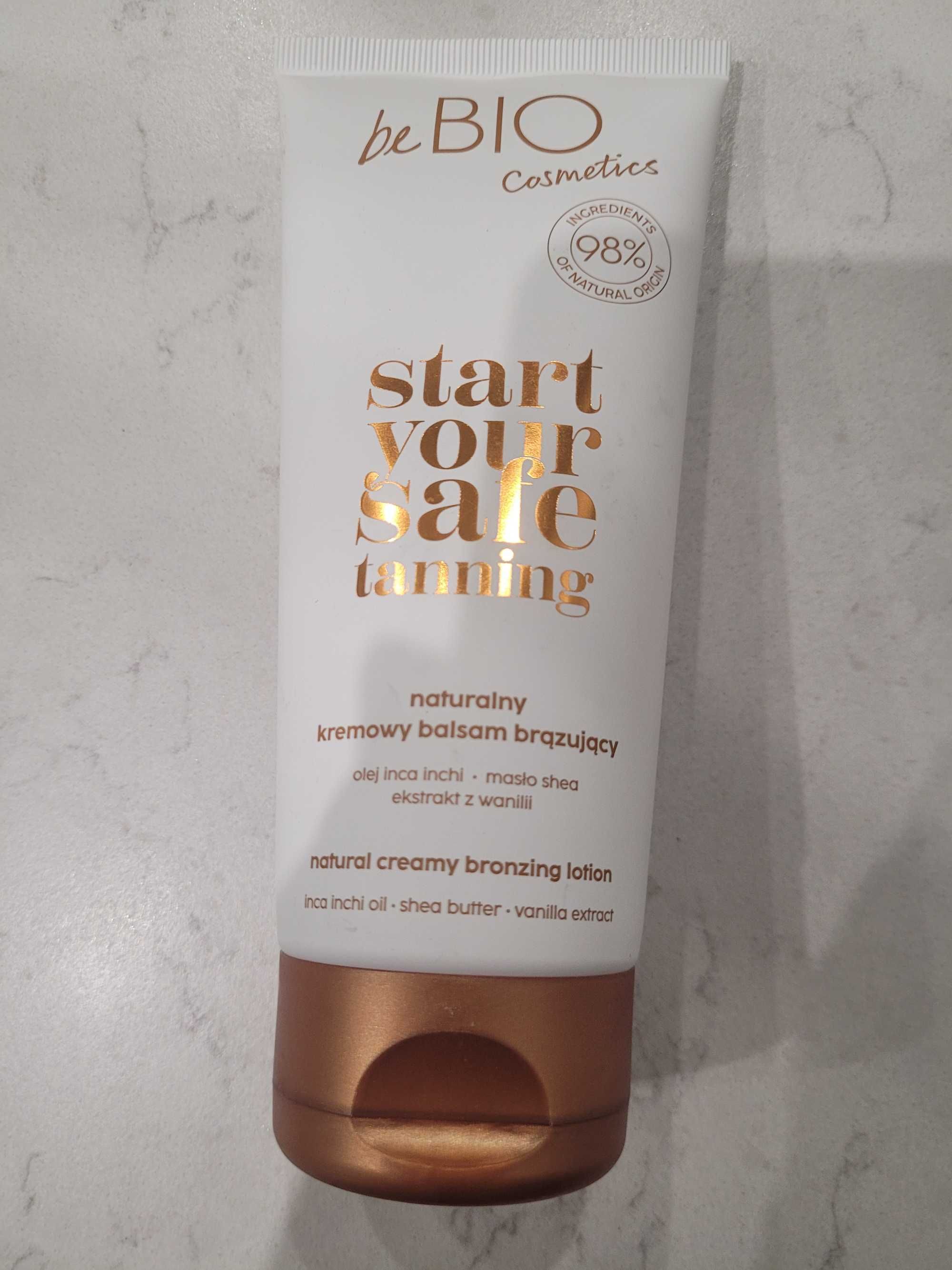 Balsam brązujący be bio start your safe tanning nowy