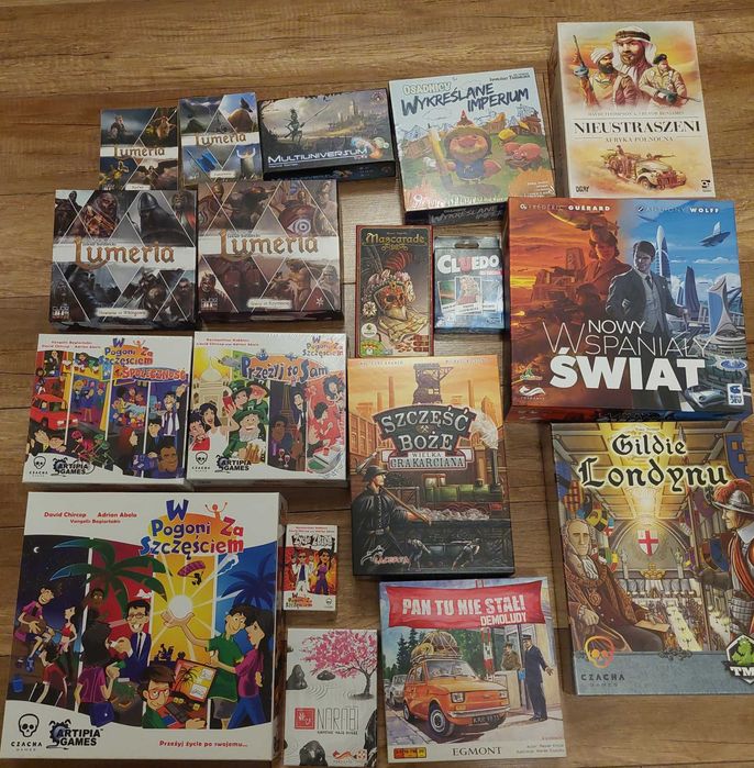Zestaw gier planszowych