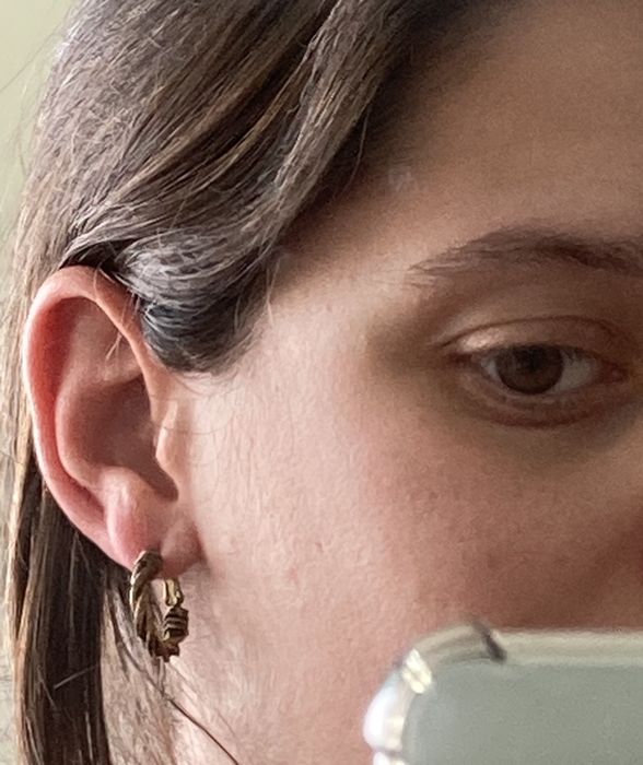 Brincos Parfois Tons de Dourado e Rosa Modelos Pequenos e Argolas