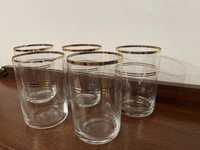 5 pięknych szklanek PRL Vintage