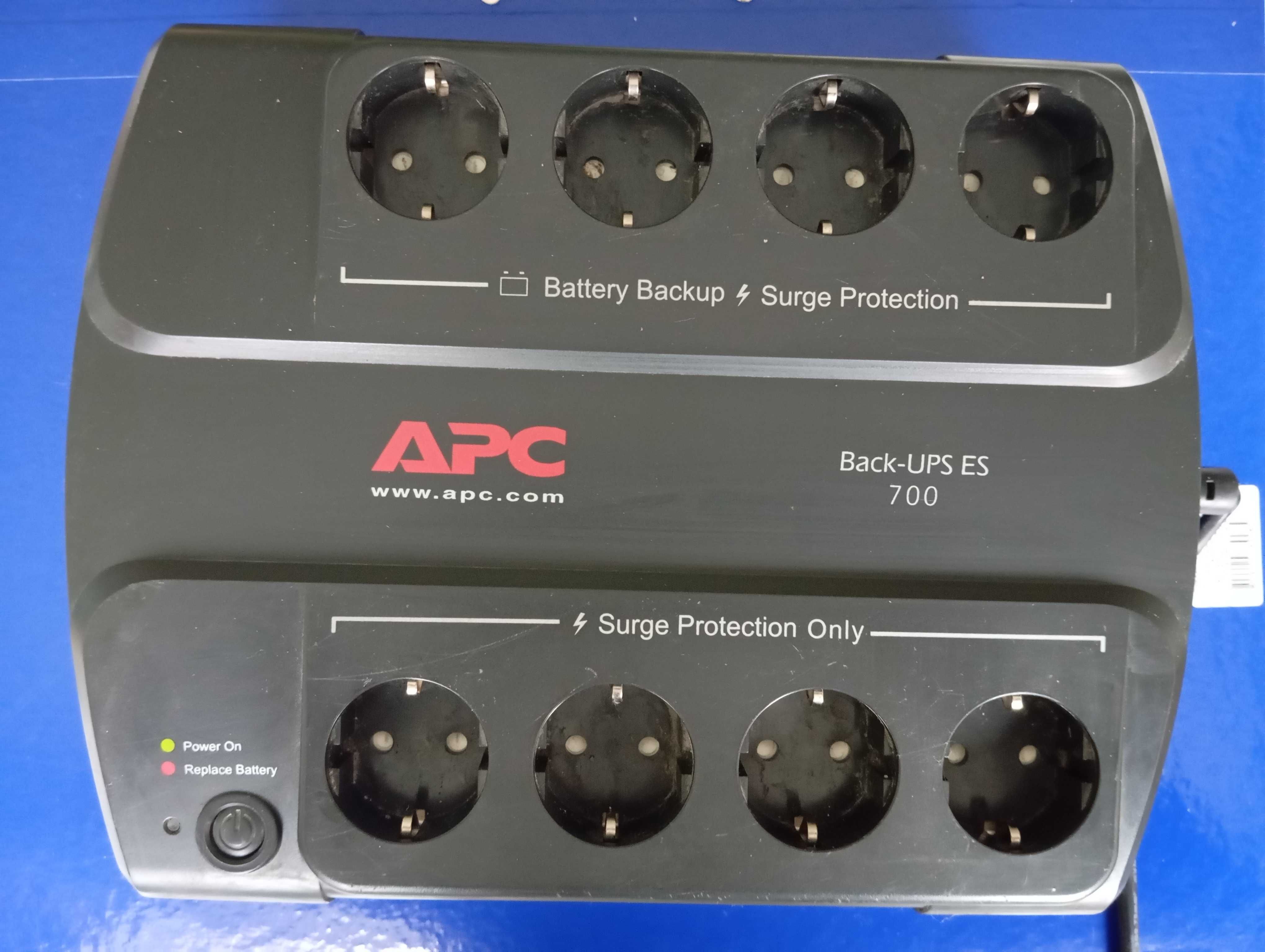 ДБЖ   APC Back-UPS ES 700VA (BE700-RS) без аккумулятора