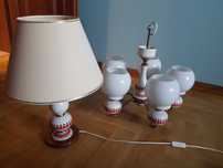 Lampy ceramiczne lata '70 komplet