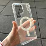 Etui przezroczyste MagSafe Samsung S25 Ultra
