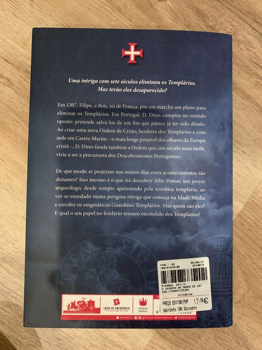 Vendo livro o segredo da ordem de cristo
