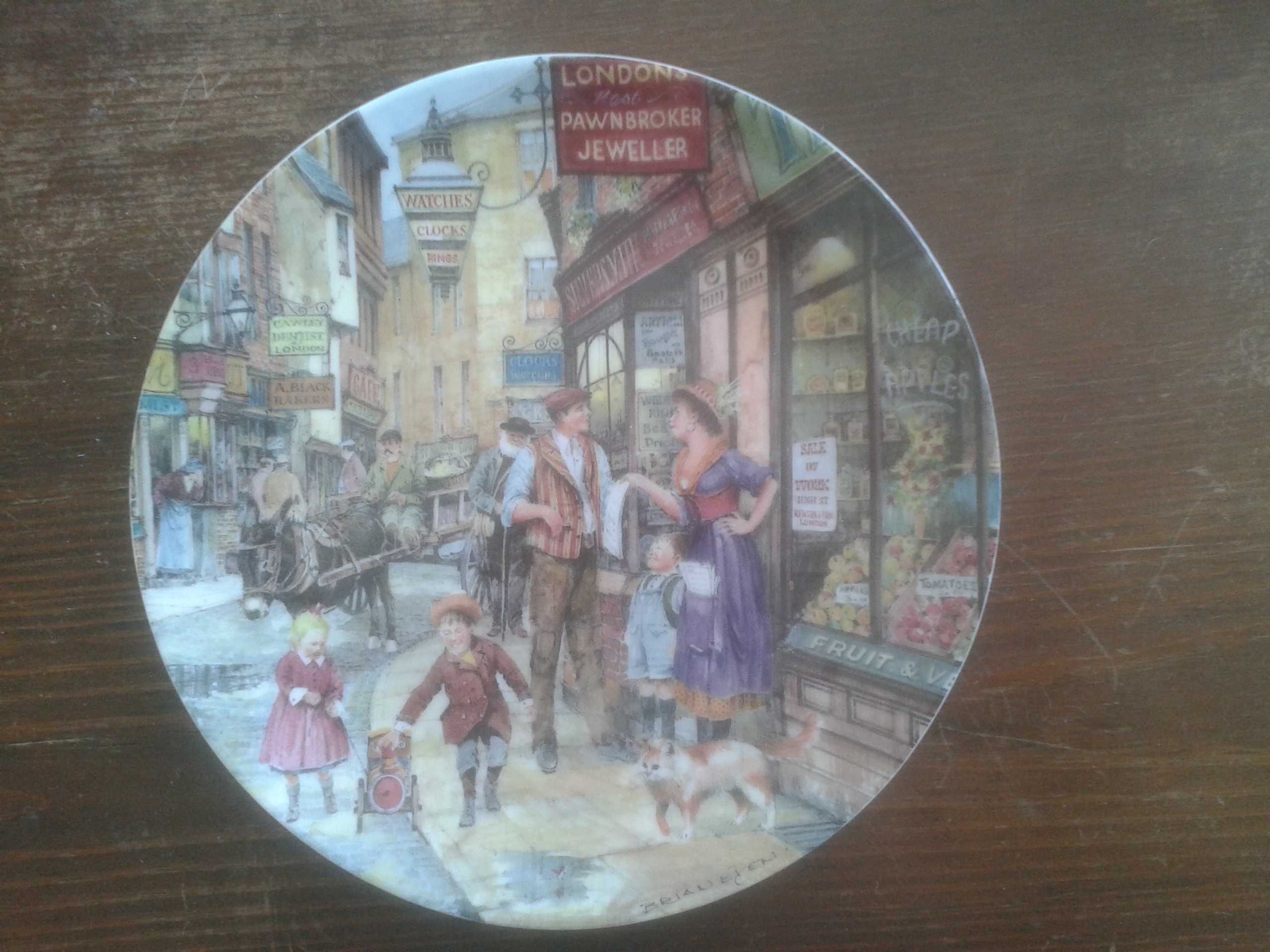 Talerze z porcelany Davenport Pottery By Brian Eden Made in England