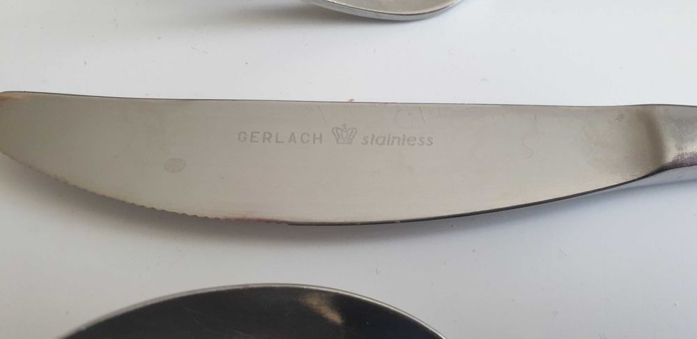 Starocie z Gdyni - Stare sztućce GERLACH zestaw 28szt.