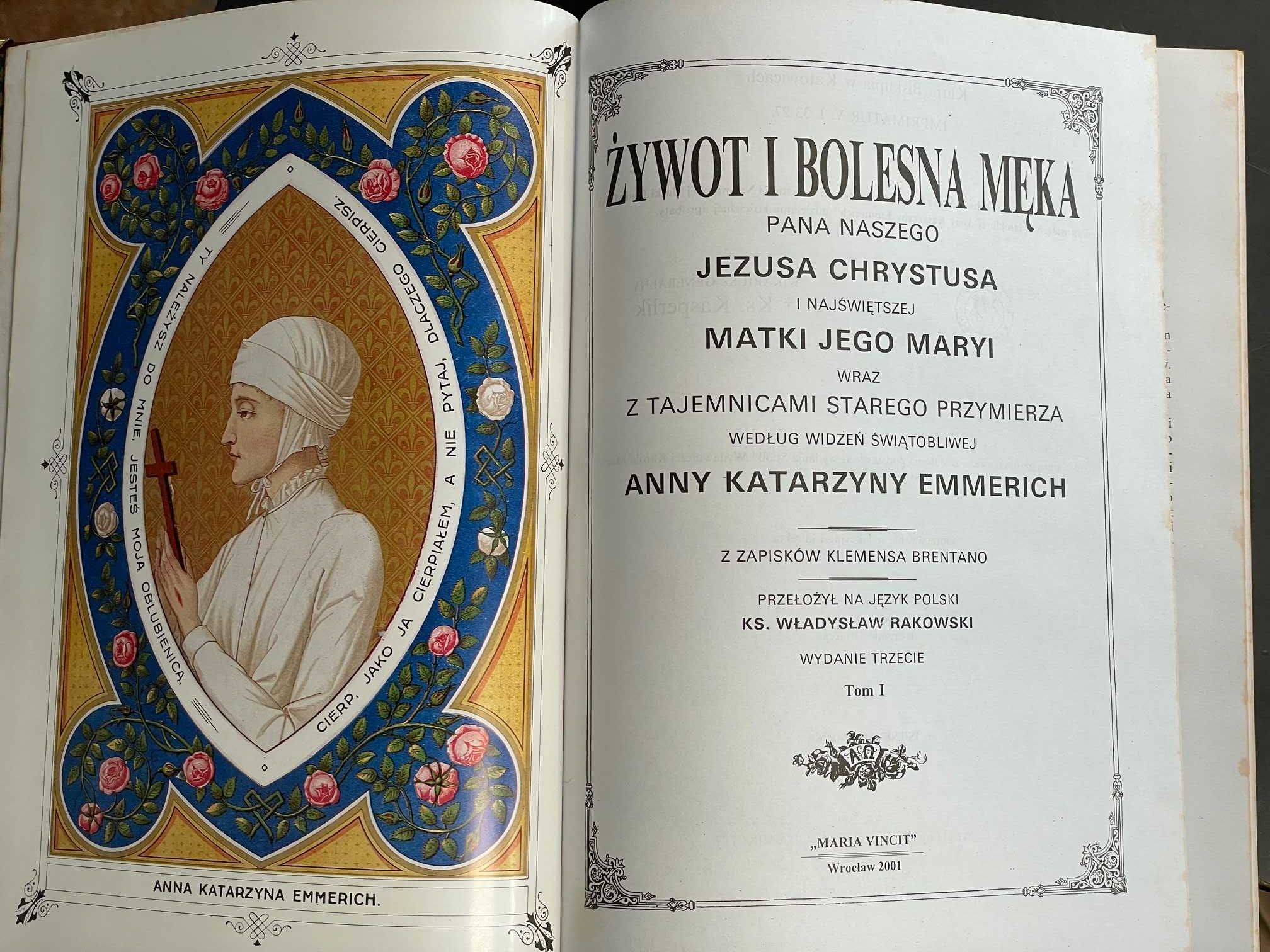 Książka Żywot i Bolesna Męka Pana naszego Jezu Anna Katarzyna Emmerich
