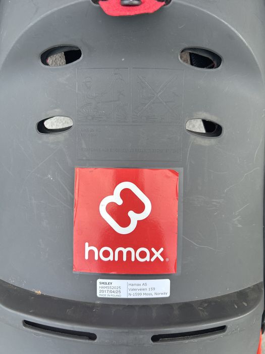 Fotelik rowerowy Hamax Smiley