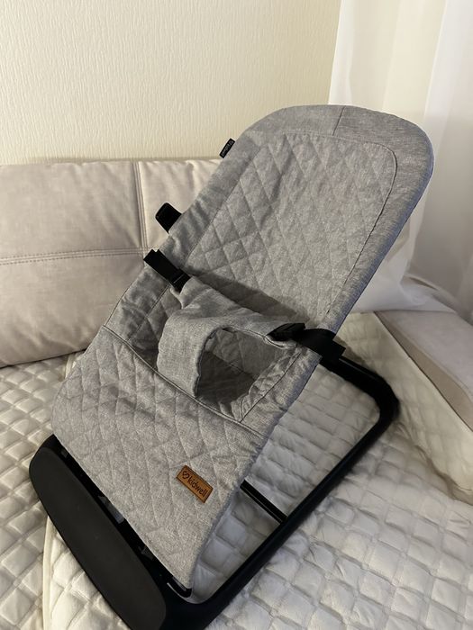 Шезлонг дитячий, kidwell, ергономічний шезлонг дитячий, гойдалка