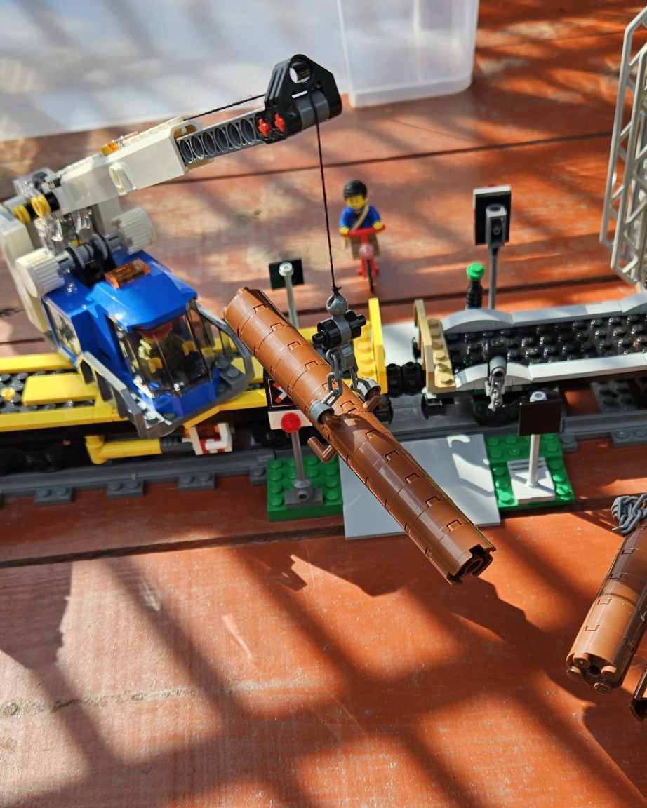 Lego city 60051 i 60198 plus tory pociąg ciuchcia