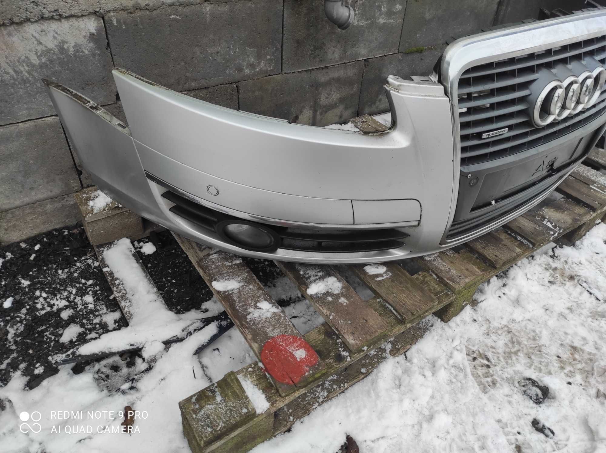 Audi A6 C6 LY7W maska zderzak przedni pdc Xenon błotnik lampa pas