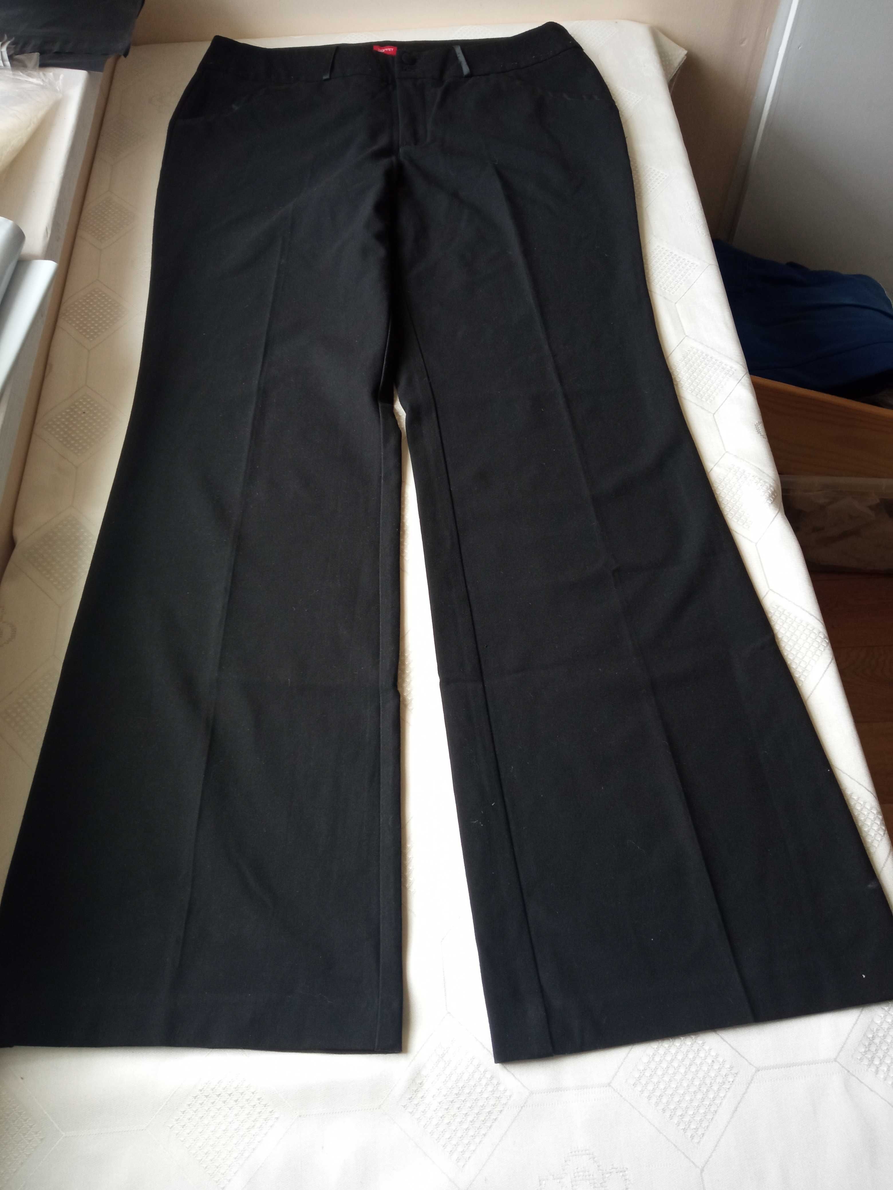 Esprit spodnie damskie ubraniowe szeroka nogawka r 42 pas 86-92cm