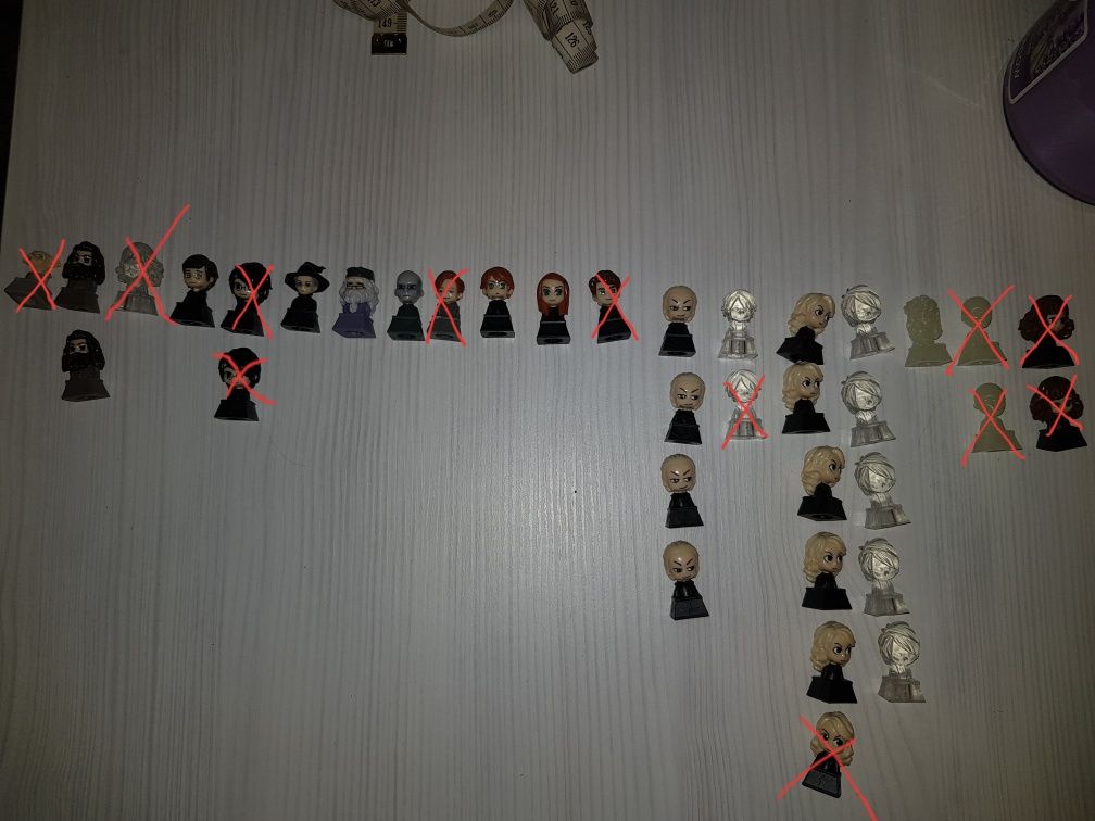 Figurki Harry Potter ze stokrotki