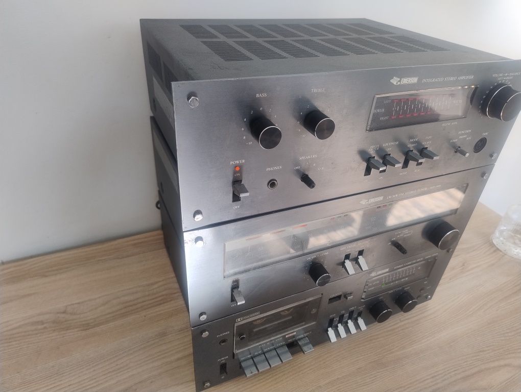 Wieża Emerson wzmacniacz 6335L tuner TETI 7800L Magnetofon 9000LM