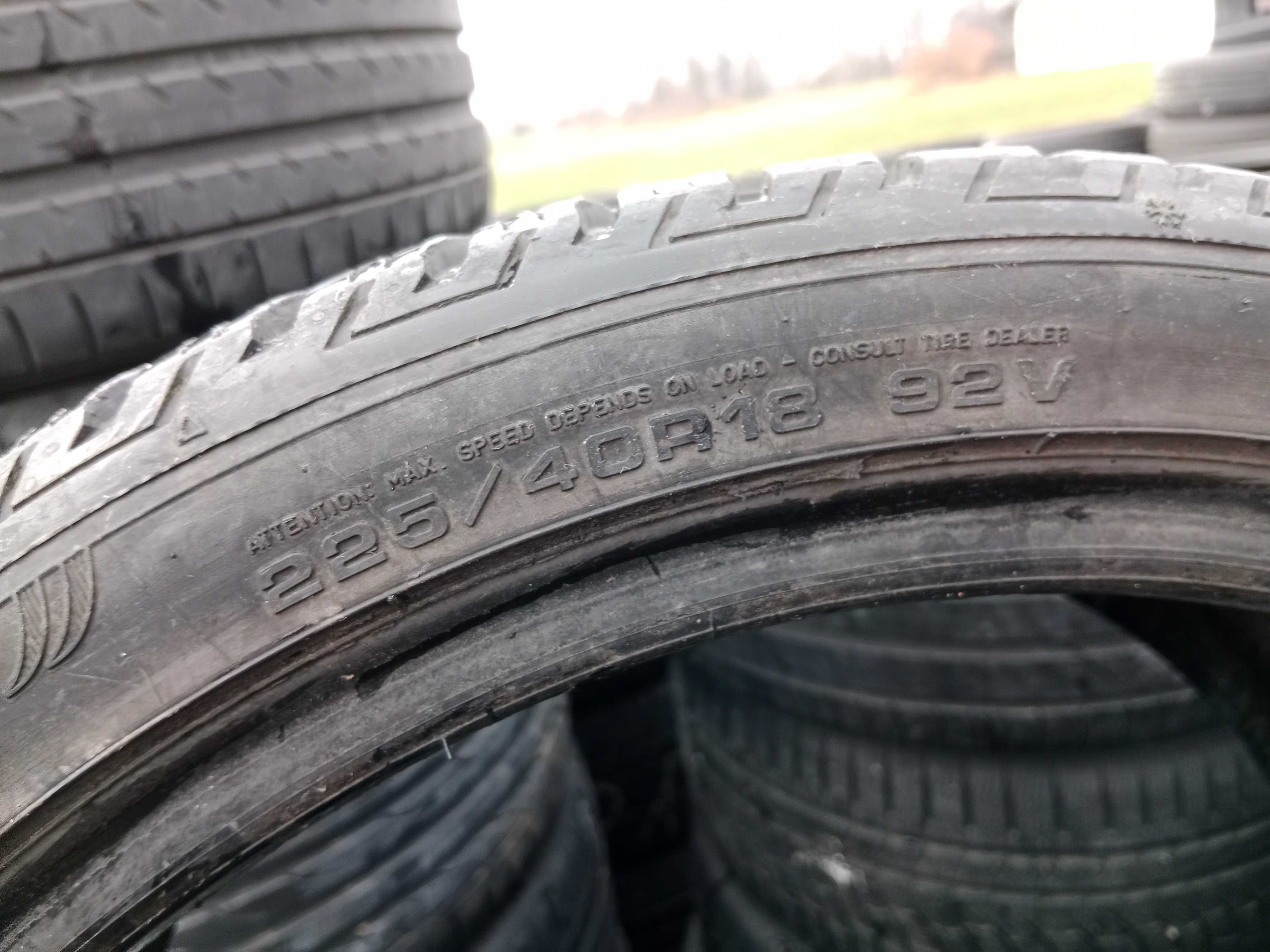 Opona używana 225/40R18 Fulda Kristall Control HP2 1szt.