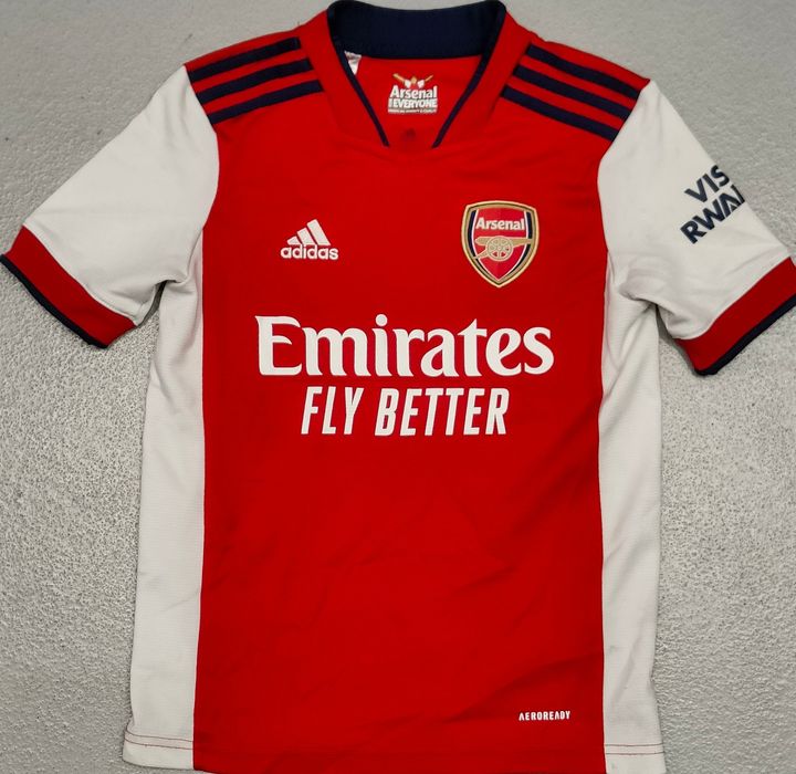 S) Arsenal Londyn Adidas oryginalna koszulka klubowa Roz.140cm