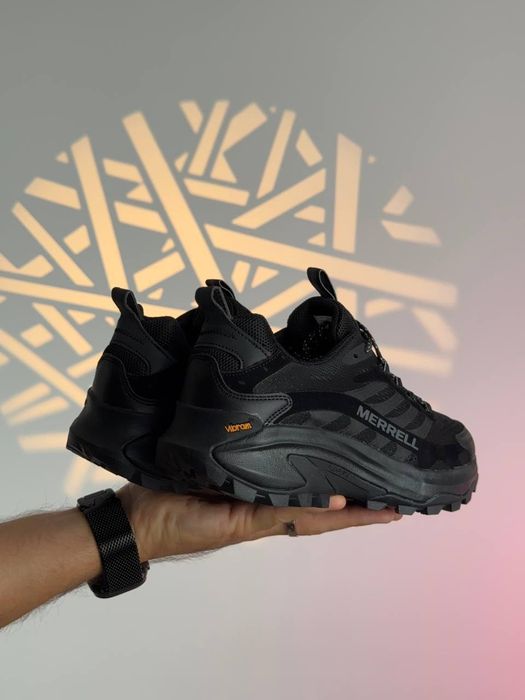 ТОП! Merrell Moab Speed 2 All Black 41 42 43 44 45 мерели чорні