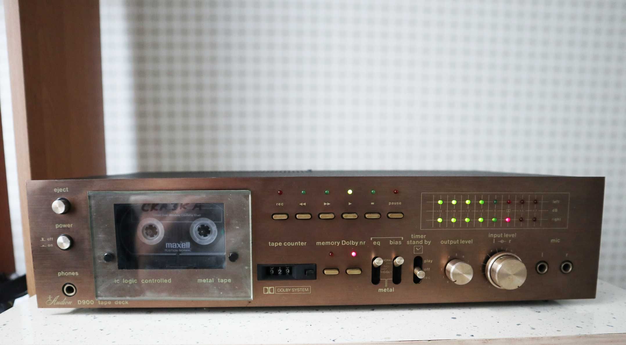 Кассетная дека FISHER CR-W9040 AUDION D900 Германия