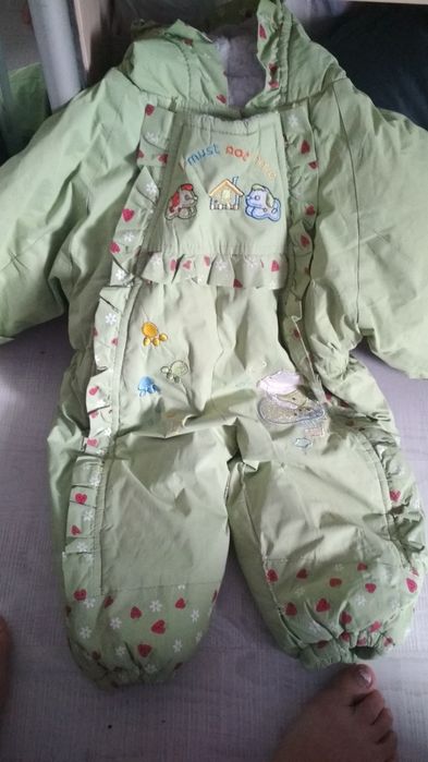 зимний комбинезон на овчине, детские вещи