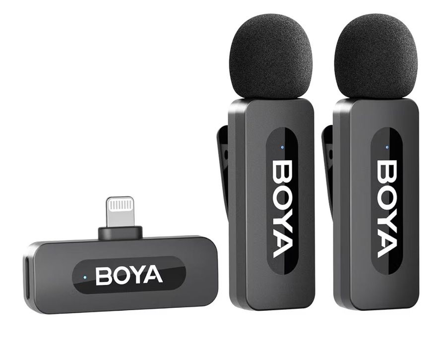 Microfone de Lapela BOYA- BY-V2 [Lightning]