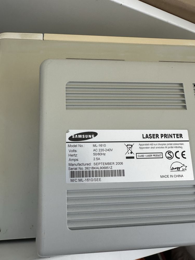 Принтер samsung ml1610 робочий