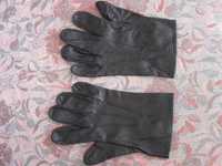 Перчатки мужские черные, натуральная кожа, размер 9. Весна-осень.