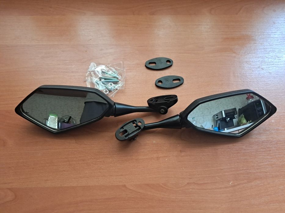 Мото зеркала с креплением под два болта