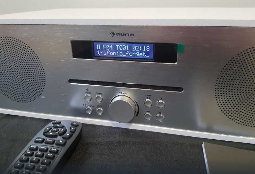 Активная колонка магнитола проигрыватель Auna Silver Star.Звук супер