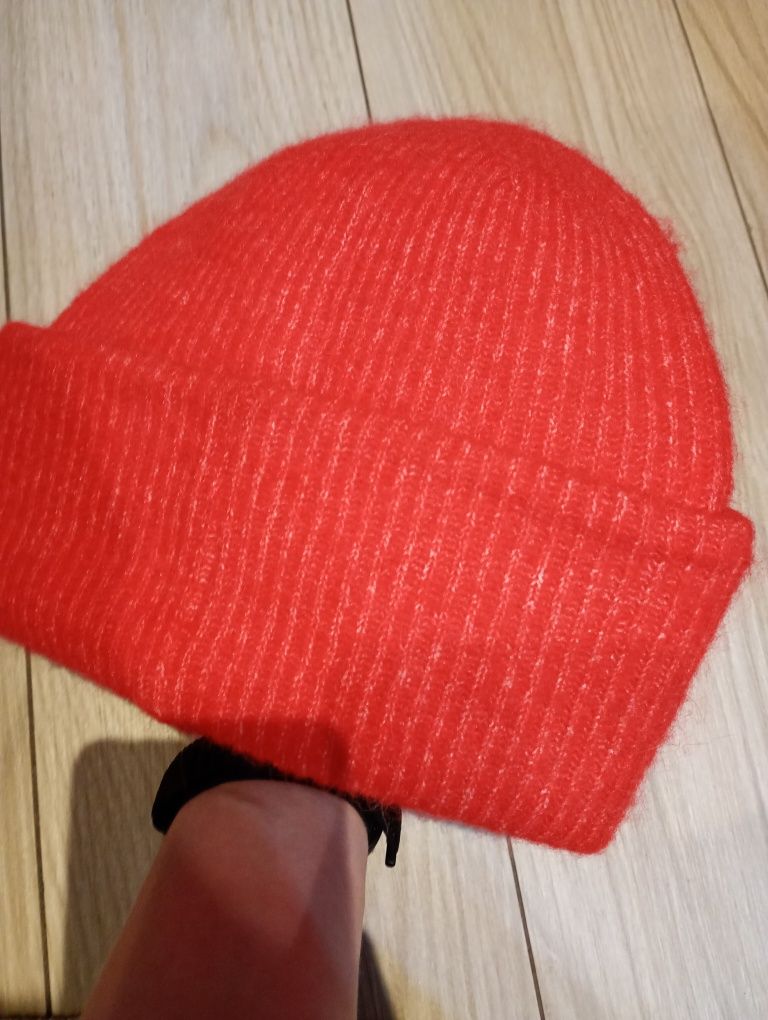 Samsoe samsoe czapka wełna merino alpaka