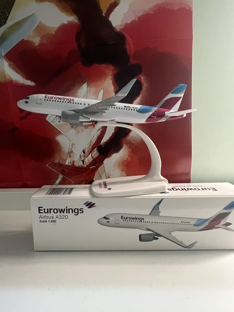 Модель Самолета Eurowings Airbus A320