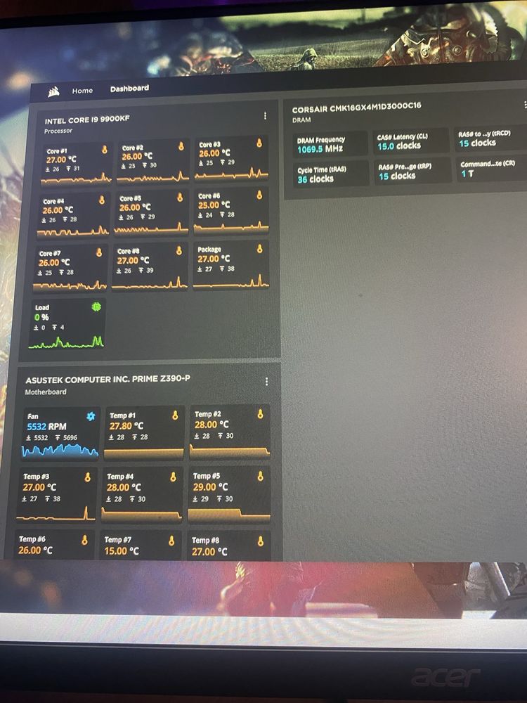 Komputer rtx 2080s i9900kf