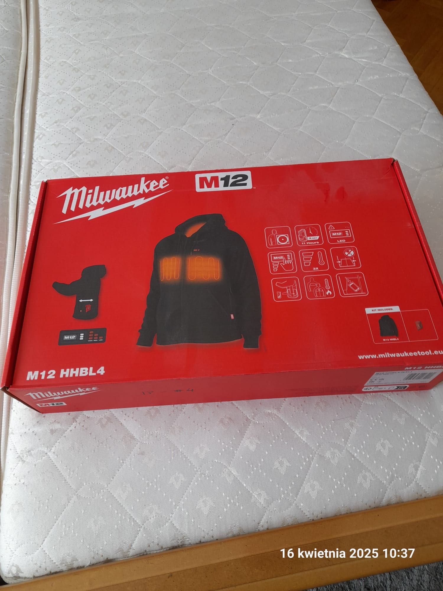 Kurtka podgrzewana Milwaukee M12 z akumulatorem