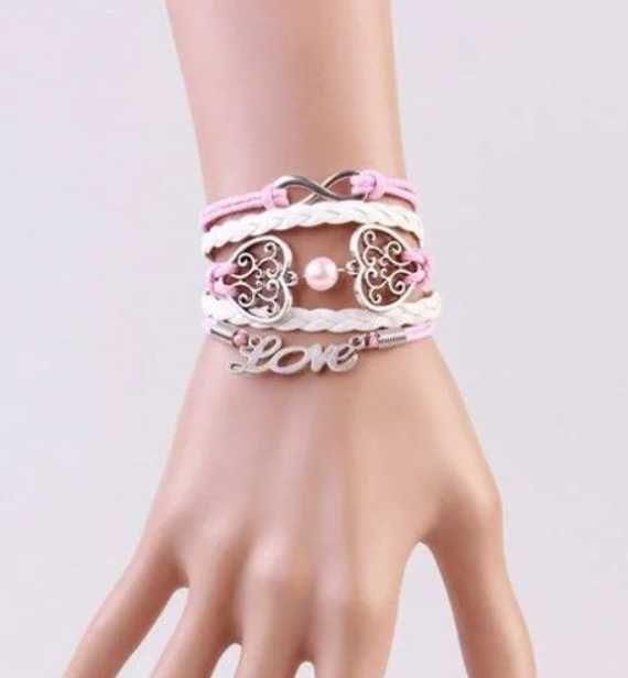 Conjunto de 4 novas pulseiras de amizade