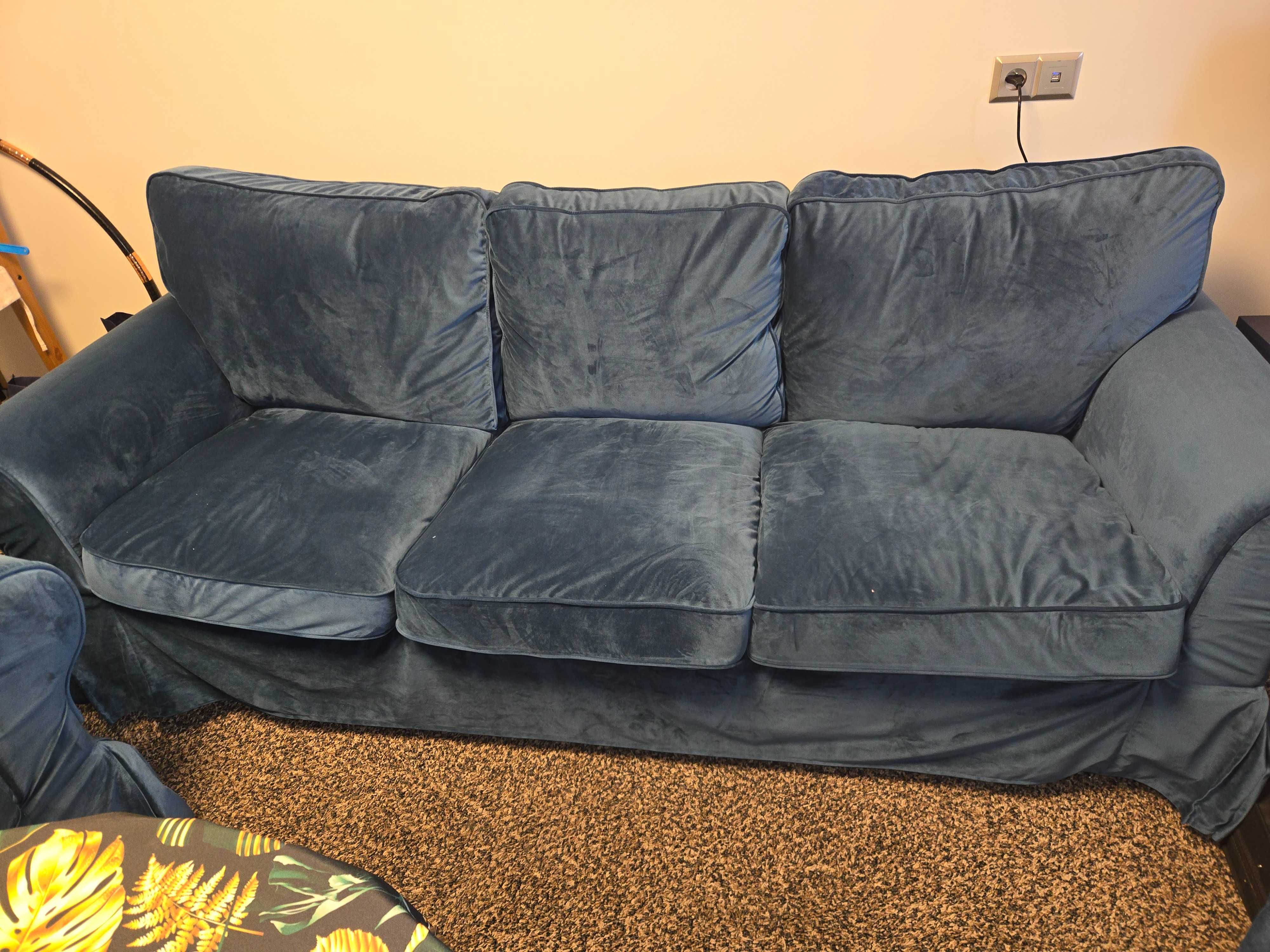 Komplet wypoczynkowy Ikea 3+2+1+1